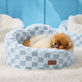 Joydeco cama-nube para perro pequeño, borde elevado para apoyo de cabeza