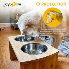 JOYOPAW bambu-resistente-al-agua base duradera para mascotas