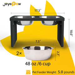 JOYOPAW base de bambú duradera para perros grandes, estable