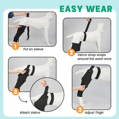 Joypig manguito con inserto de soporte para colocar con facilidad.