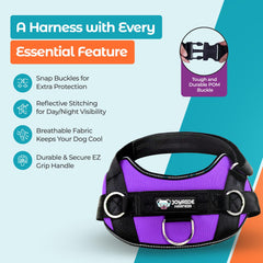 Joyride Harness ofrece ajuste para todas las razas y tallas con seguridad.