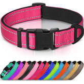 Collar Joytale reflectivo con neopreno suave para mayor visibilidad nocturna y comodidad.