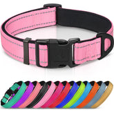 Collar Joytale reflectivo-neopreno para perros, seguridad nocturna asegurada.