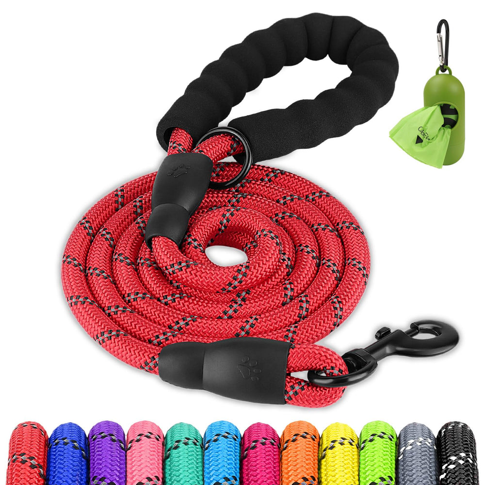 Joytale correa para perro grande, nylon resistente para paseos diarios.