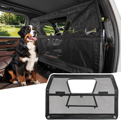 Barrera JOYTUTUS de 56 pulgadas para coche, garantiza mayor seguridad del perro durante el viaje.