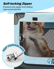 JOYTUTUS jaula perro con malla para flujo de aire cómodo