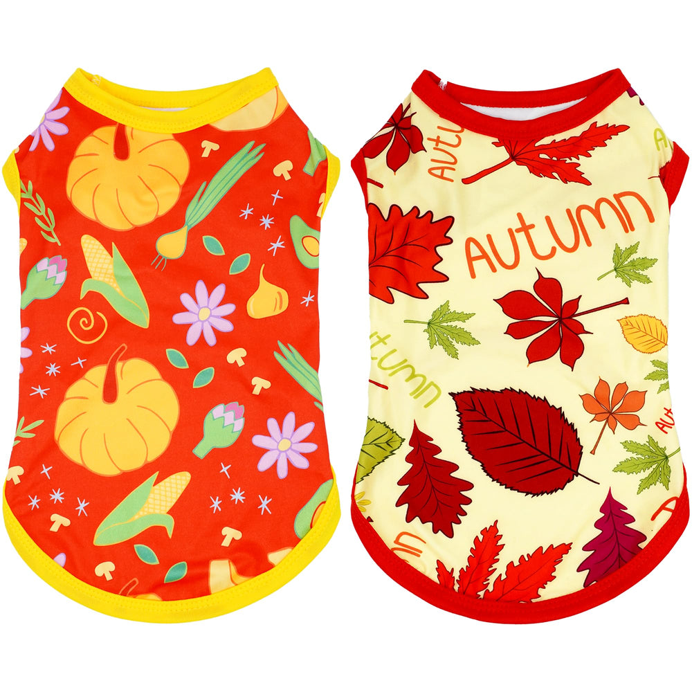 Camisetas JpGdn para perro, otoño rojo sin mangas, cómodo para días fríos.