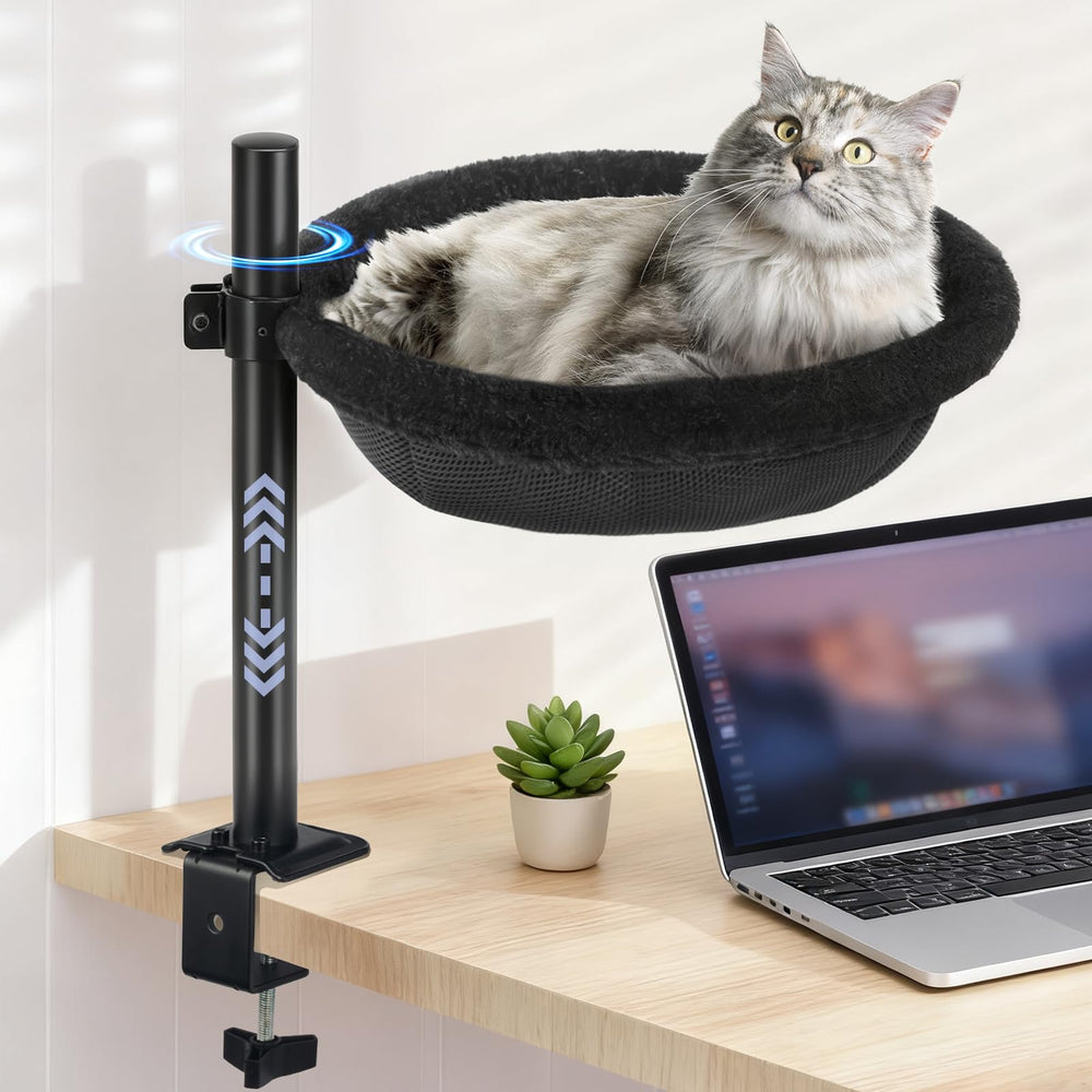 Cama JSLIN para escritorio con rotación 360°, duerme junto a ti sin bloquear la pantalla.