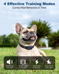 Collar Jugbow IPX7, resistente al agua para uso en cualquier clima.