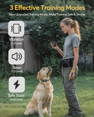 Control remoto Jugbow para dos perros con doble canal.