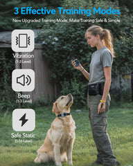 Mando de entrenamiento Jugbow para perros, manejo sencillo y respuesta rápida.