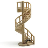 Julang escalera giratoria divertida para arañas saltadoras, añade juego y rutas de exploración.
