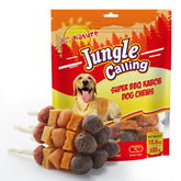 Jungle Calling Kabobs con pollo, pato y res, recompensa sabrosa para entrenamiento