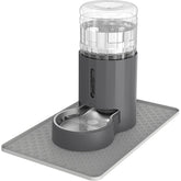 JUNSPOW dispensador de agua para gatos con sistema de gravedad y base estable