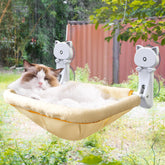 JUNSPOW percha para gato con diseño hundido y descanso seguro junto a la ventana