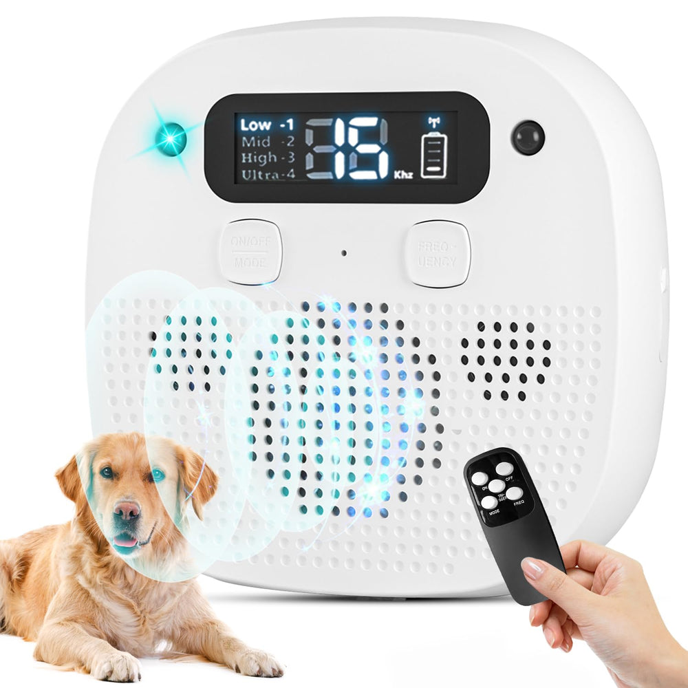 Dispositivo JunZUP anti-ladrido para perros con alcance de 50 pies