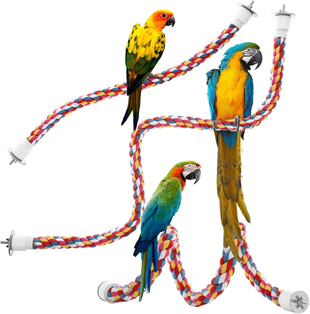Percha Jusney de 33 pulgadas para aves con agarre cómodo y estable.