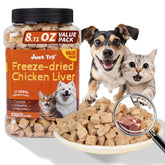 Just Try hígado de pollo liofilizado para perros, trozos crujientes para entrenamiento