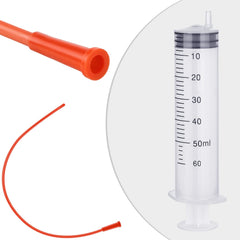 Jeringa Jutom para gatito de 5 ml, translúcida para dosificar.