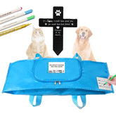 Jwizyotr bolsa funeraria ecológica para mascotas, opción digna para el entierro.