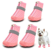 Zapatillas JZXOIVA para perros pequeños impermeables protegen contra calor y lluvia.
