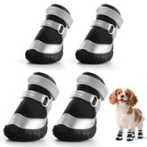 Botas JZXOIVA para perros pequeños, frontal transpirable, ideales para caminatas en días cálidos.