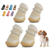 Zapatos JZXOIVA para perros pequeños con suela antideslizante para paseos seguros.