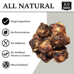 K9 Connoisseur hueso ahumado con tuétano, promueve masticación prolongada