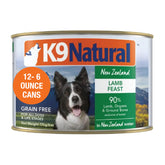 K9 Natural cordero banquete pate, lata 6 oz, textura suave y apetecible para el día a día