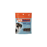 K9 Natural pulmón de res seco, bolsa reutilizable para recompensas de entrenamiento
