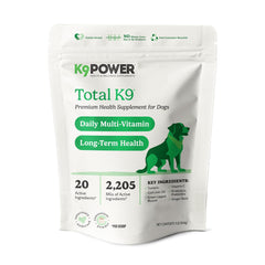 K9 Power Total K9: polvo digestivo-apoyo para la salud diaria de tu perro.