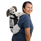 K9 Sport Sack Air 2 X-Small gris claro, ideal para paseos urbanos con buena ventilación.
