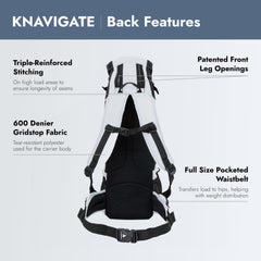 K9 Sport Sack Knavigate paneles de malla que permiten flujo de aire cómodo.