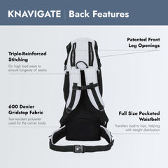 K9 Sport Sack Knavigate talla extragrande Lunar Rock, paneles de malla para flujo de aire y enfriamiento