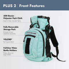 K9 Sport Sack Plus 2, bolsillo de almacenamiento removible para organización