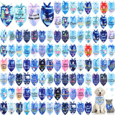 Kacctyen bandanas para perros: juego de 100 piezas con diseños invernales.