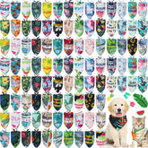 Kacctyen bandanas para perro con motivos veraniegos, ideales para paseos y sesiones de fotos.