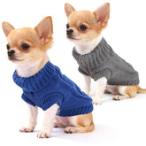 Kallfir's Cutie suéter para perro XS con cuadro, cálido y cómodo.