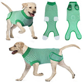 KAROKU Traje de recuperación para perros, frente, protege heridas sin irritar