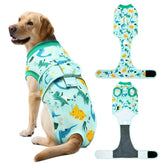 KAROKU: ropa de recuperación para perros y gatos en verde, favorece movilidad.