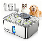 Bebedero Kastty 4 galones para perros grandes, ideal para hidratación constante.