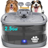 Kastty bebedero-perros-capacidad-2-5gal, mantiene hidratación constante en casa.