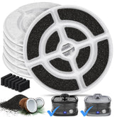 Kastty filtro carbono activado 18 cm para agua de perros mejora sabor y frescura