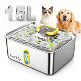Kastty fuente para perros grandes, visualiza el nivel de agua para evitar recargas constantes.