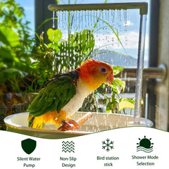 Kathson Bano para Aves en Jaula Interior, ideal para sesiones de baño en casa.