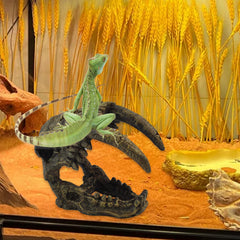 Kathson decoración de ratán para túneles y escondites en terrario.