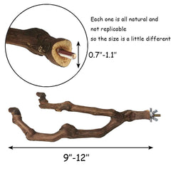 Kathson rama de uva de 9 pulgadas tamaño ideal para aves pequeñas