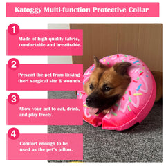 Katoggy collar inflable ligero y cómodo para visión no bloqueada