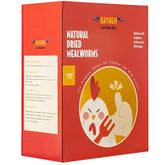 KAYHEN gusanos secos para pollos en bolsa con cierre, proteína natural para aves