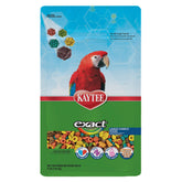 Kaytee arcoíris para loros grandes en envase, nutrición extrudada de calidad.